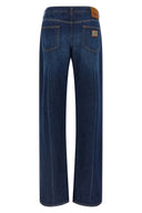 Pantalon Cuir Bleu