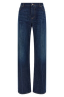 Pantalon Cuir Bleu