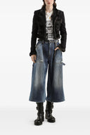 Short Cuir Bleu