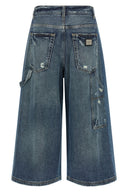 Short Cuir Bleu