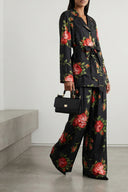 Pantalon Soie Noir