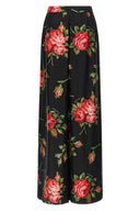 Pantalon Soie Noir
