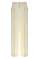 Pantalon Laine Blanc