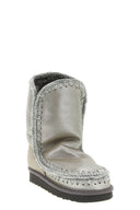 Chaussures Fourrure Argenté