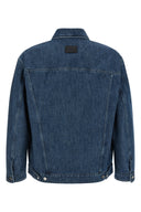 Veste Cuir Bleu