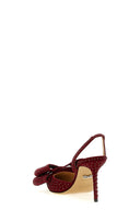 Talons Cuir Bordeaux