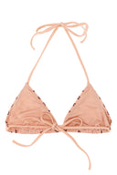 Haut de bikini micro-patchwork