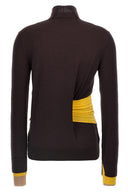 Pull à col roulé en laine