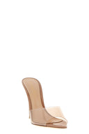 Talons Cuir Beige