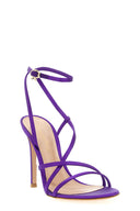 Talons Cuir Violet