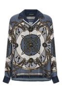 Chemise Soie Bleu