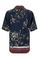 Chemise Soie Bleu