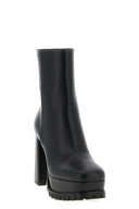Talons Cuir Noir
