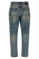 Pantalon Cuir Bleu