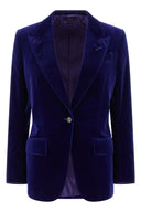 Veste Velours Bleu