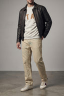 Pantalon Coton Beige