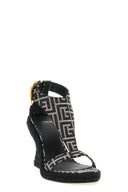 Talons Cuir Noir