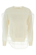 Sweat Laine Blanc
