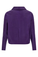 Chemise Cuir Violet