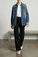 Chemise Denim Bleu