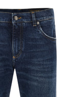 Pantalon Cuir Bleu