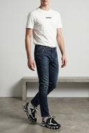 Pantalon Cuir Bleu