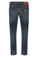 Pantalon Cuir Bleu