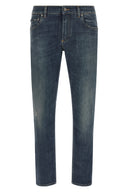 Pantalon Cuir Bleu