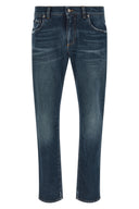 Pantalon Cuir Bleu