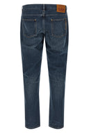 Pantalon Cuir Bleu