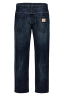 Pantalon Denim Bleu