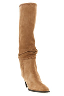 Talons Cuir Beige