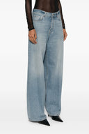 Pantalon Coton Bleu Clair