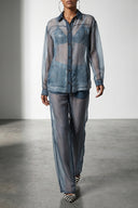 Chemise Denim Bleu