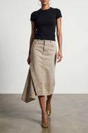 Jupe Coton Gris