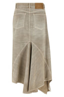Jupe Coton Gris