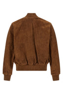 blouson aviateur en daim