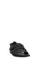 Sandales Cuir Noir