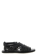 Sandales Cuir Noir