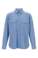 Chemise Coton Bleu Clair