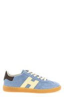 Sneakers Cuir Bleu Clair