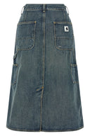 Jupe Coton Bleu