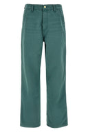 Pantalon Coton Vert