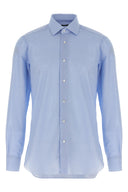 Chemise Coton Bleu Clair