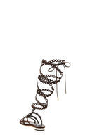Sandales Cuir Marron