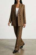 Veste Soie Marron