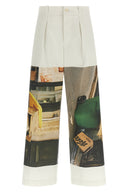 Pantalon Coton Blanc