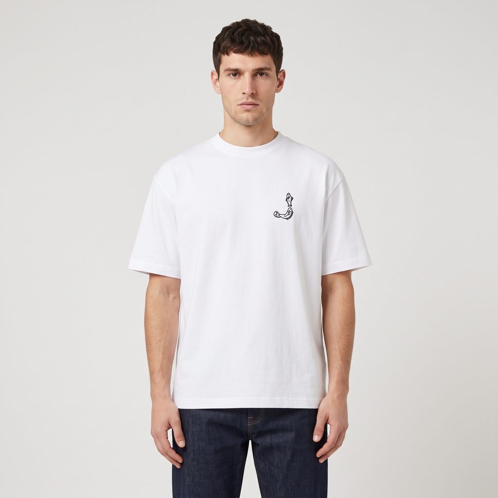 Le t-shirt Merù Jacquemus – porté – face