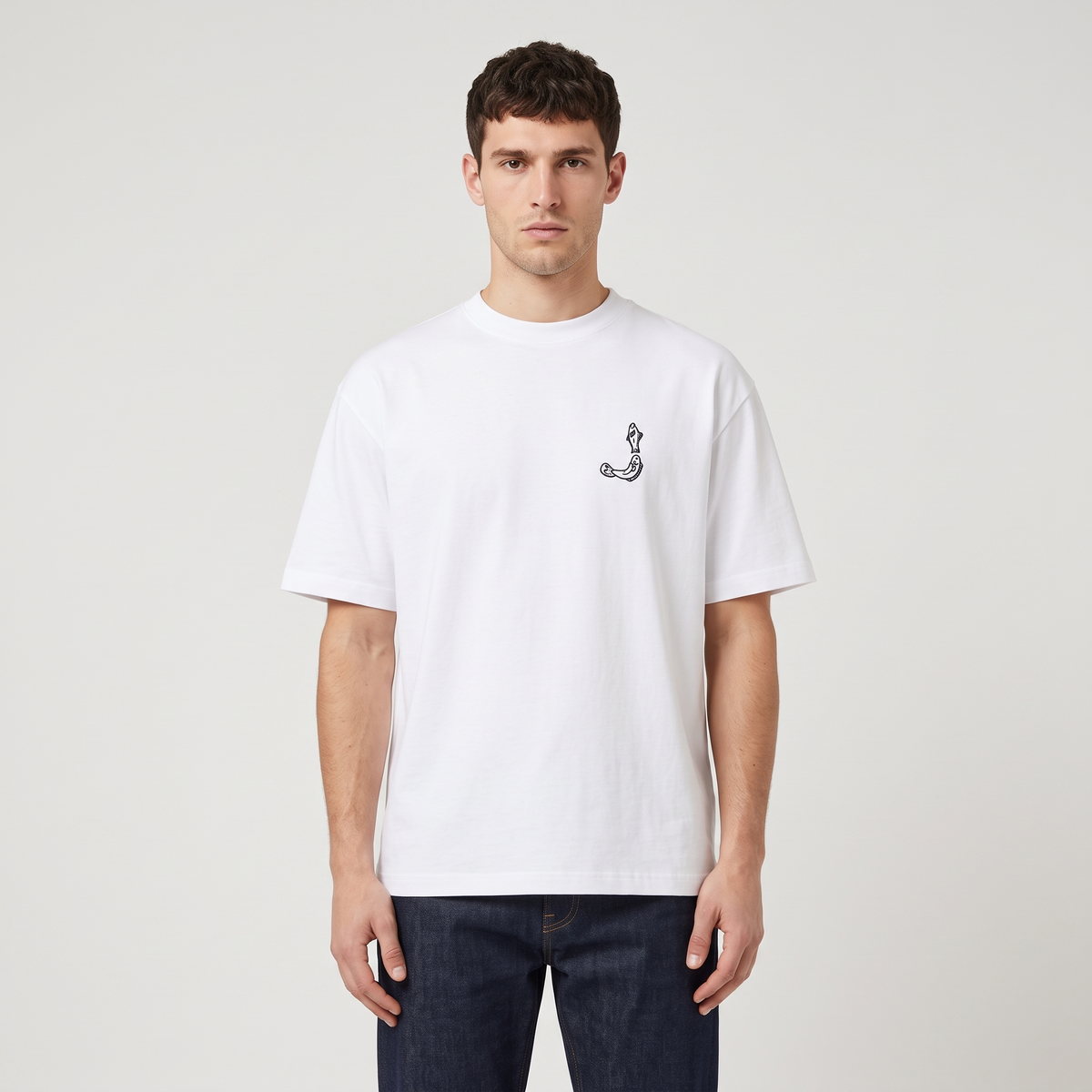Le t-shirt Merù Jacquemus – porté – face