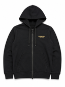 Hoodie zippé en coton avec logo signature et capuche ajustable